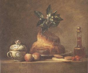 Jean Baptiste Simeon Chardin The Brioche (mk05) oil painting picture